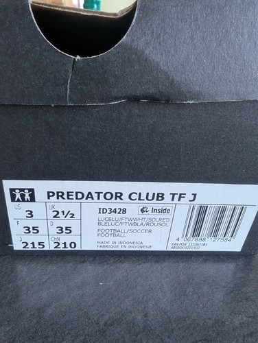 Addidas predator club j - predator, tf